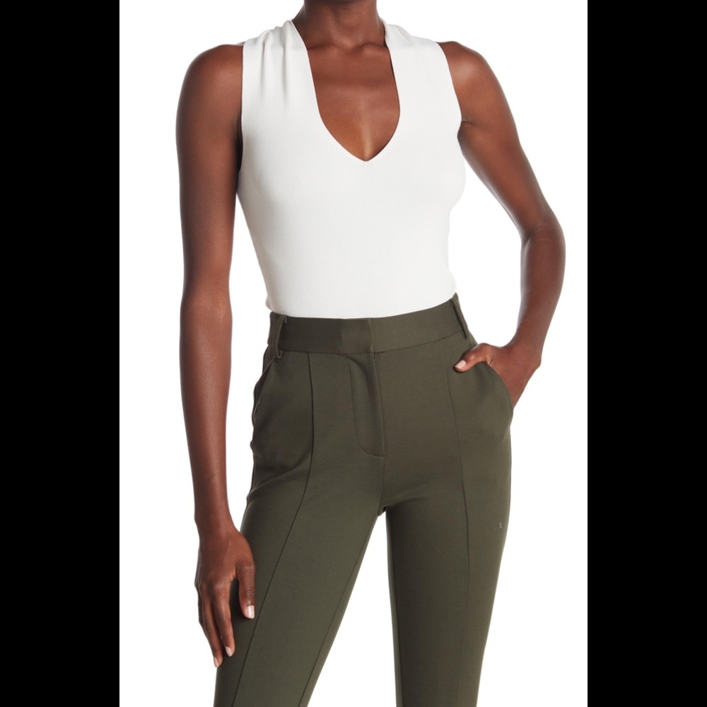 REISS NWT Hayley Tank Top in White Size Medium